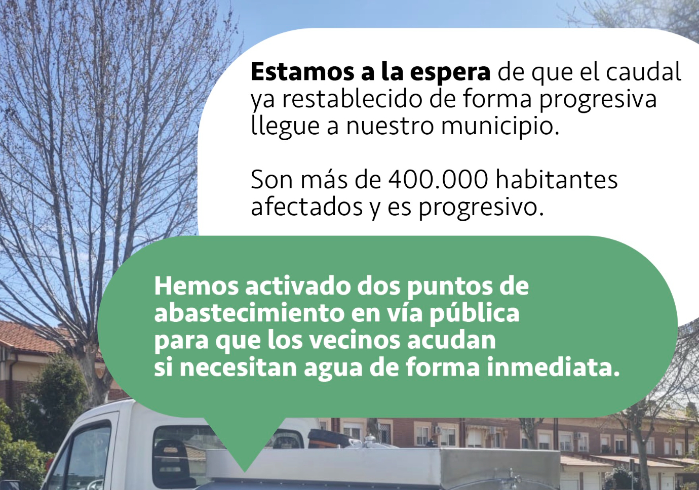 Puntos de suministro de agua potable