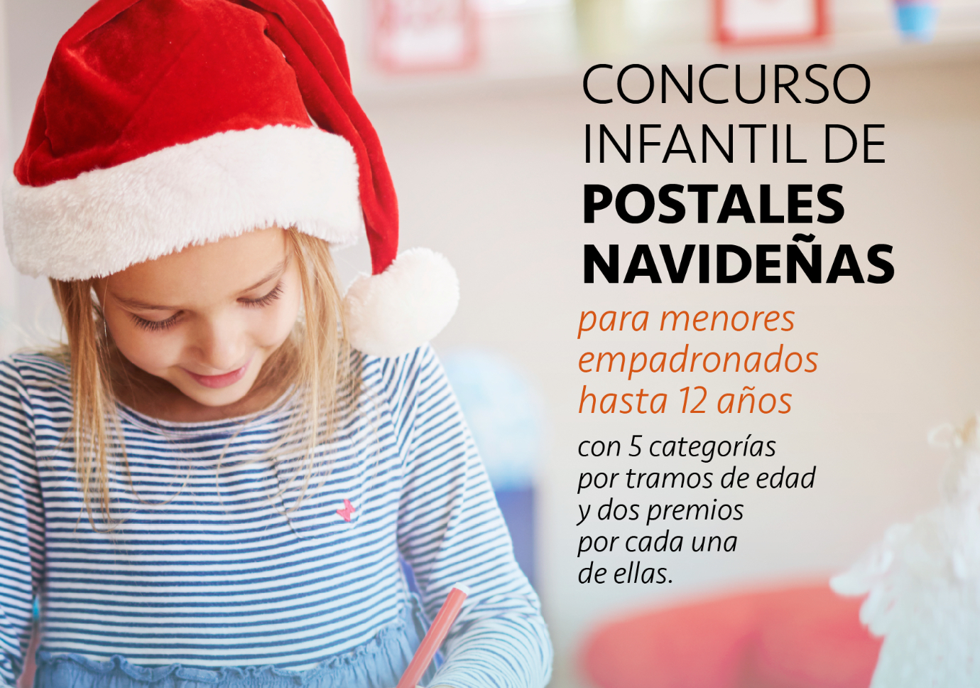 Concurso de postales navideñas para menores de 12 años
