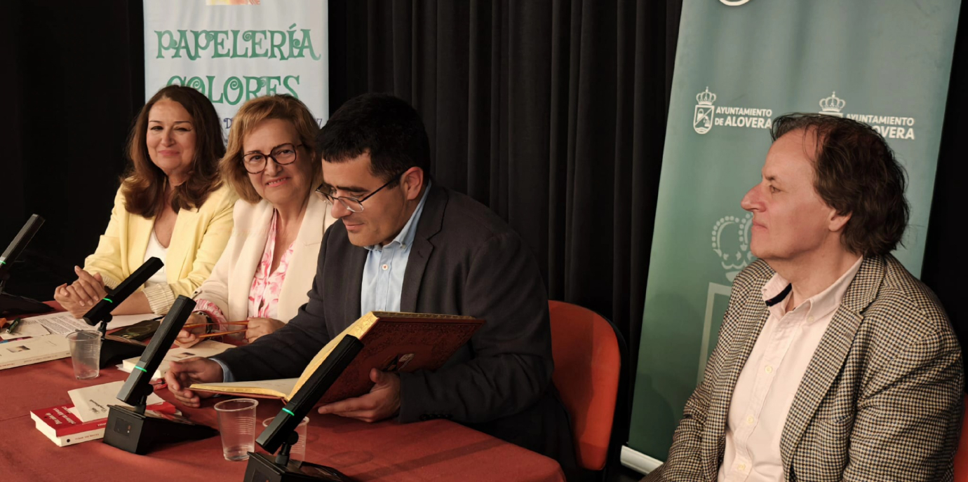 Víctor del Moral, ganador del XXII Premio Internacional de Crítica Literario Amado Alonso, en Alovera